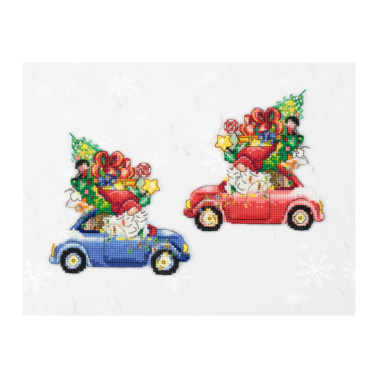 (image for) Toys The Gift Car Counted Cross Stitch Kit